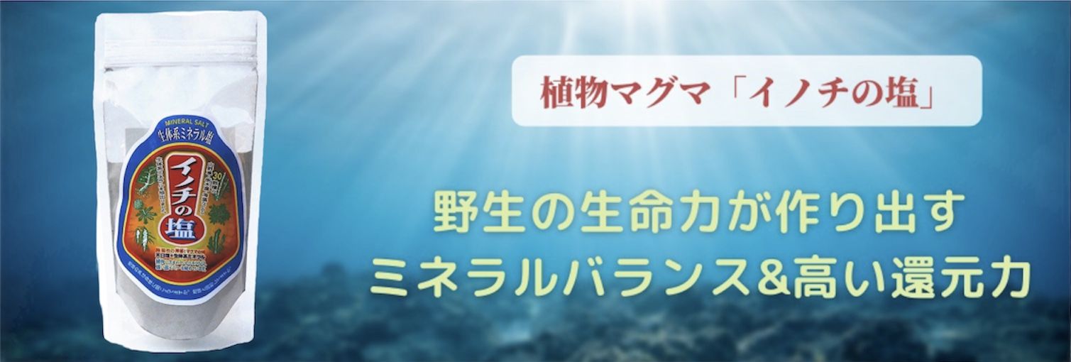 イノチの塩-植物マグマ-」通販|イノチの会